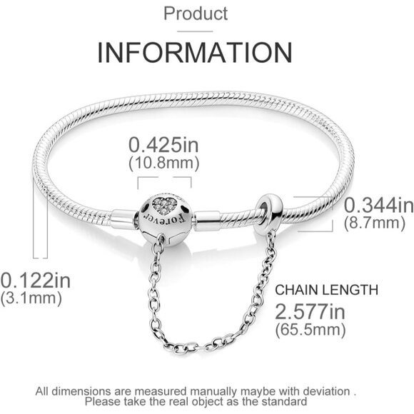 Adjustable Sterling Silver Charm Bracelet with Butterfly & Sunflower Design - Picture 4 of 5